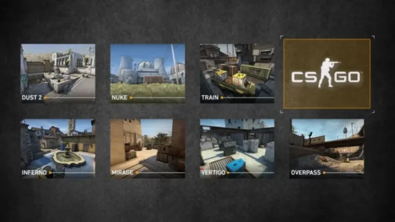 Những bản đồ tiêu biểu nhất trong all maps CS:GO là gì?